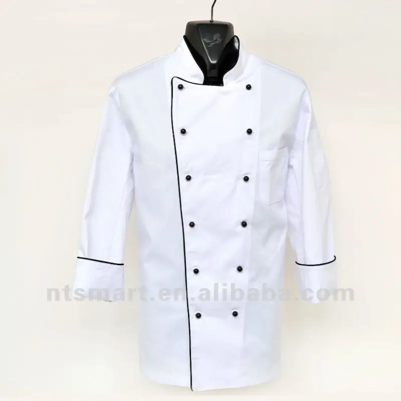 white chef coat uniform