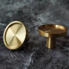 Home furniture decorative hardware solid brass cabinet handle wardrobe knob