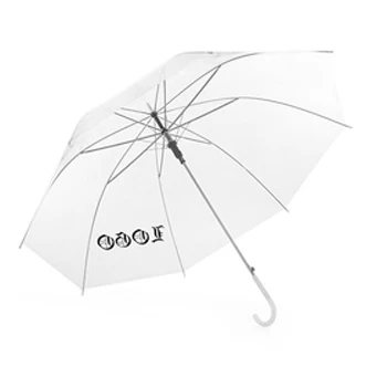 personalized bulk golf umbrella upside down with C hook and double layer canopy design