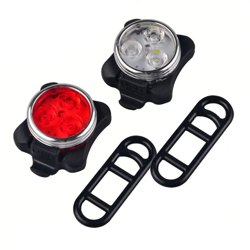 Updated HeadlightTaillight Combinations 2019 Version USB Rechargeable Bike Light
