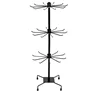 3 layer Spinning Store Floor Wire jewelry display rack / Rotating jewellery display stand