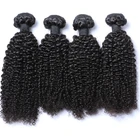 cuticle aligned human mongolian virgin bulk hair extensions,weave hair weft kinky curly hair for black women
