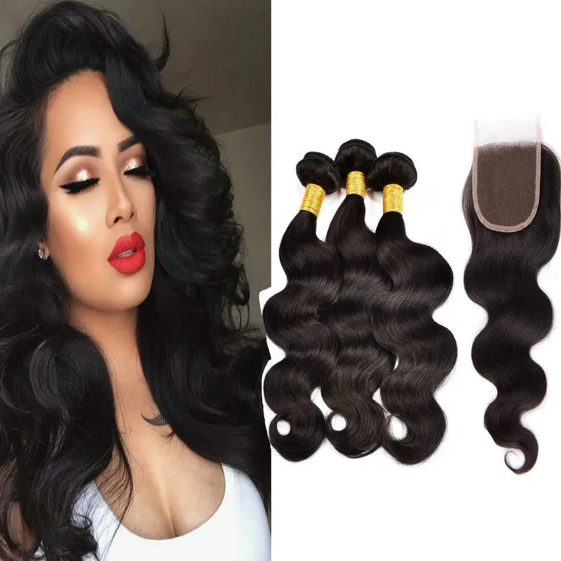 Factory wholesale brazilian body waeve hair with closure 8A grade vrigin hair 3bundles with full lace hair extensions
Factory wholesale brazilian body waeve hair with closure 8A grade vrigin hair 3bundles with full lace hair extensions