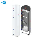 heat pump water storage tank with electric heater