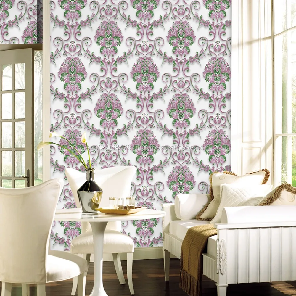 hot selling home decoration flocking wallpaper 7 hot selling home decoration flocking wallpaper
