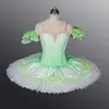High Quality Custom Size Girls Stage Dance Costumes Classical Green Ballet Tutu