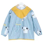 Hot sale cute cotton fabric breathable waterproof baby sleeve bibs