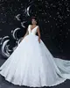 High Quality Lace Wedding Dress Bridal Gown V Neck Low Backless Women Plus Size Bride Formal Church Wear