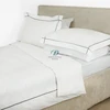 Deeda factory 100% cotton hotel duvet cover and bed sheet white color