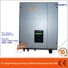 3000W single phase solar inverter on grid 2 MPPT transformerless LCD display IP65 natural cooling concept Europe/Australia ENS
