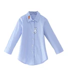 DRXX1901DX03018 Wholesale girl shirts popular selling kids shirt new arrival girl blouse clothes children