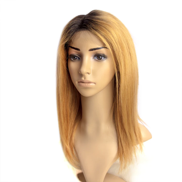 Two tone ombre human hair full lace frontal wig 1b 27 ombre color HD lace closure wig hair with baby hair
Two tone ombre human hair full lace frontal wig 1b 27 ombre color HD lace closure wig hair with baby hair