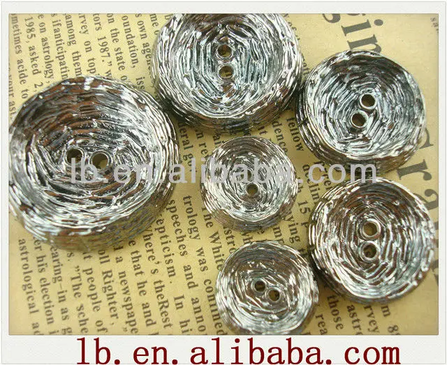 silver buttons for sale