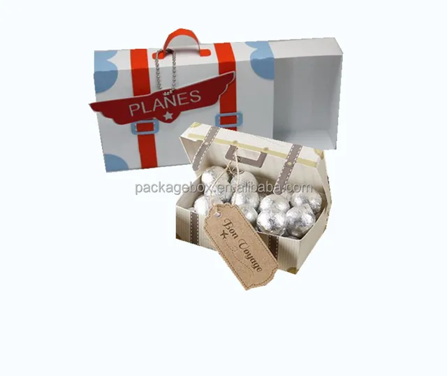 hot selling vintage suitcase wedding favor gift packaging box