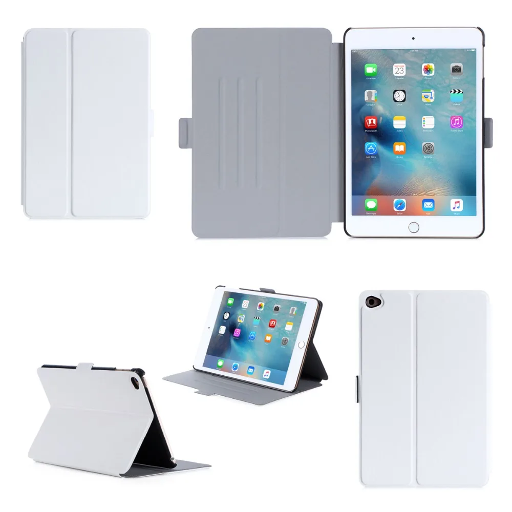 For Apple iPhone Compatible Brand Durable Tablet PU Case For iPad Mini 4