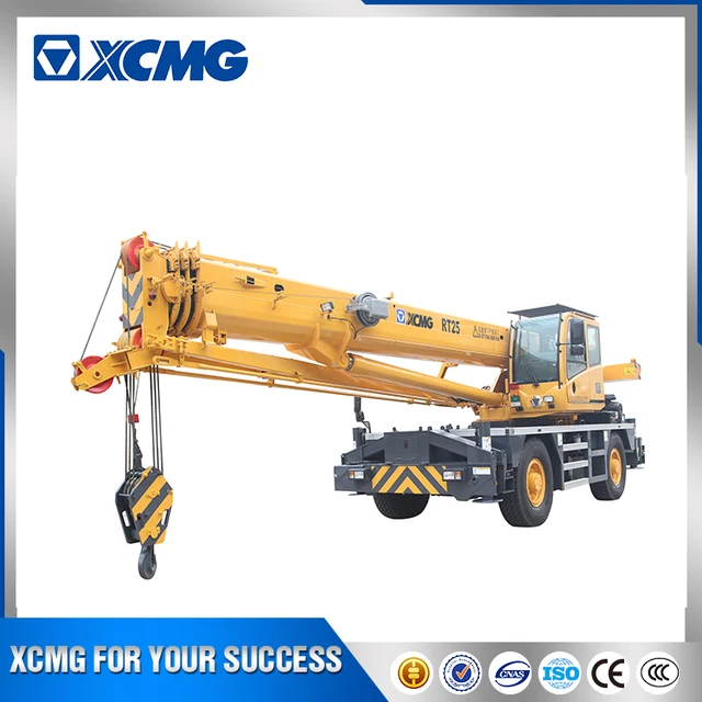 201xcmg official manufacture rt25 used 25 ton rough terrain