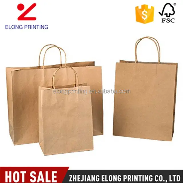 best seller unique design brown bread kraft paper bag with your