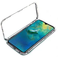 explosion Single-side Glass Magnetic cover For Huawei Mate 20 pro lite x P20 P20lite Metal frame flip phone case
explosion Single-side Glass Magnetic cover For Huawei Mate 20 pro lite x P20 P20lite Metal frame flip phone case