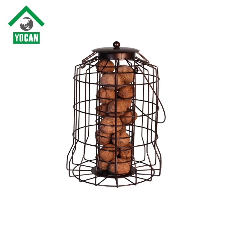 wholesale hanging squirrel proof metal humming wild bird feeder