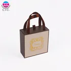 Custom Gift Drawer Cardboard Jewellery Packaging Box With Ribbon Handle