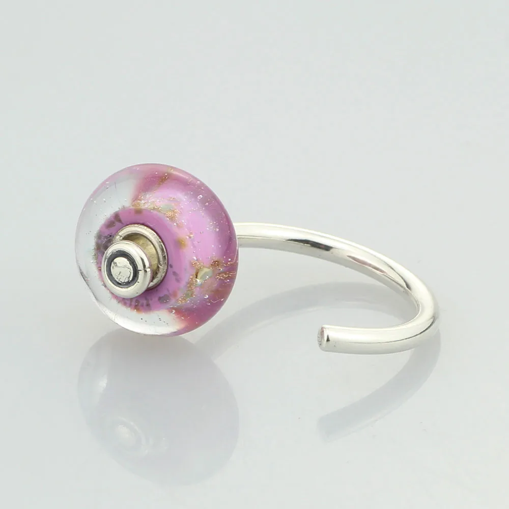 New High Quality Troll Style 925 Sterling Silver Unisex Size rings For Women Girl Charm Bead DIY Jewelry Gifts (6)