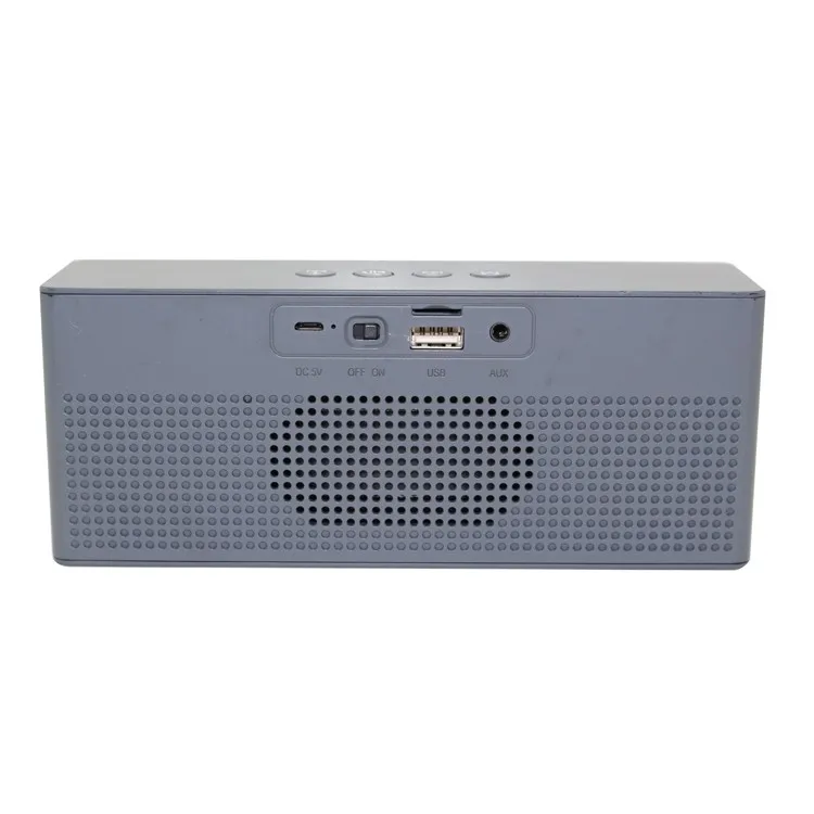 2018 loud sound vibration BT wireless speaker rectangle shape design portable speaker - ANKUX.COM