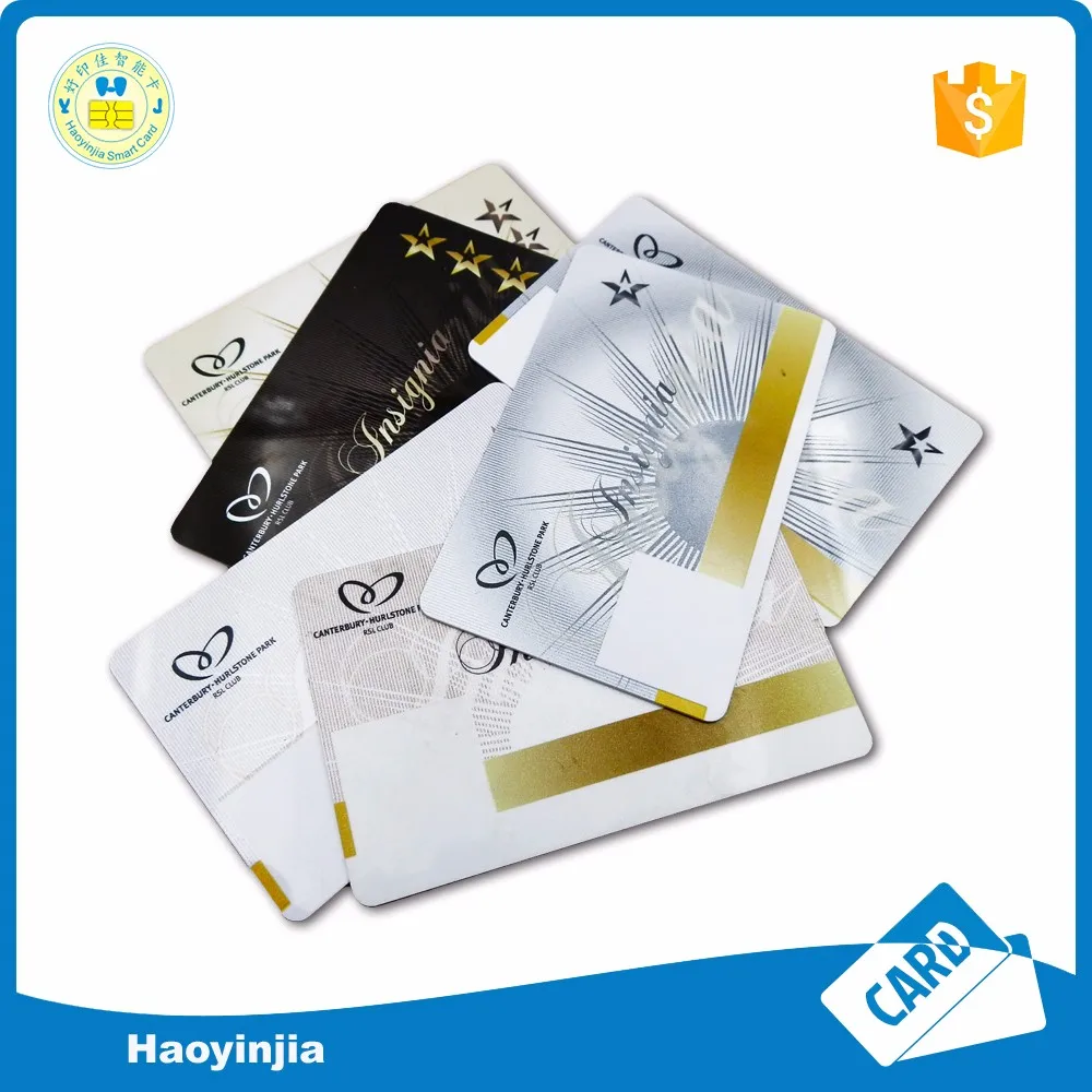 plastic magnetic stripe membership card custom discount card
