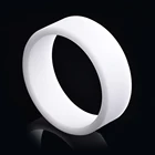 Transparent high purity high temperature quartz glass flanges cover ring