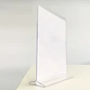 Factory price greeting card standing sign stand A4 acrylic multiple card display holder for greeting