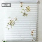 China supplier dim out roller shade fabric window treatment printing triple blind