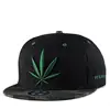 wholesale small order stock Hot sale Leaf embroidery flat baseball cap men's yiwu hat