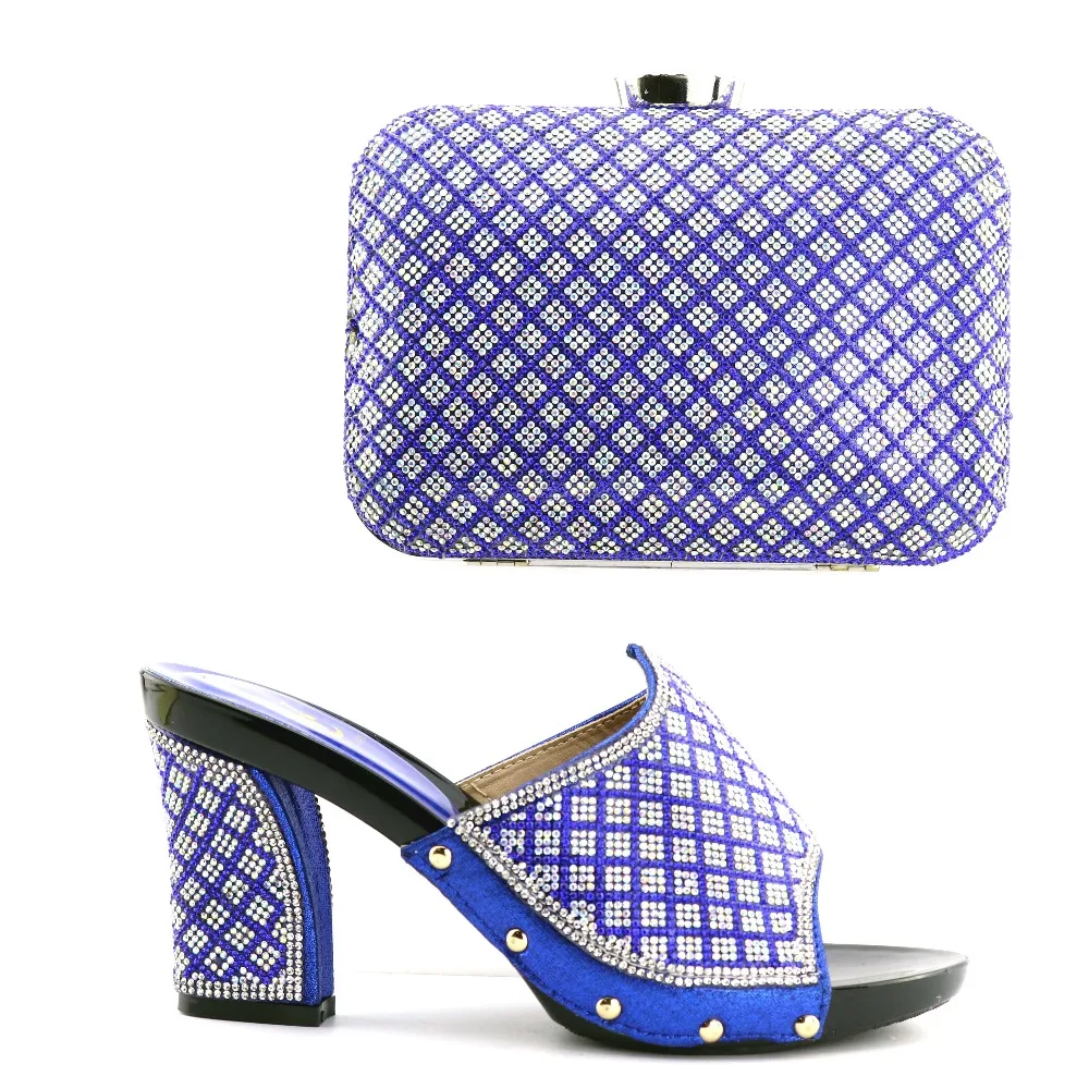 Latest Style African Elegant Pumps blue Shoes And Bag Set Italian Style Middle Heels Shoes With Matching Bags Set Sie 38-42
Latest Style African Elegant Pumps blue Shoes And Bag Set Italian Style Middle Heels Shoes With Matching Bags Set Sie 38-42