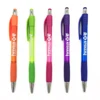 T9002 new design plastic ballpoint pen factory promotion gift pen ballpoint stock ballpoint pen with rubber antiskid sleeve