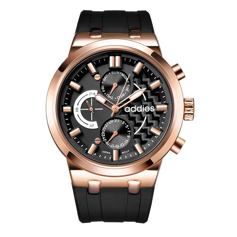 Relogio Masculino 2019 Men's Chronograph Quartz Watch Luminous/Sport/Waterproof/Silicone Rubber Strap Wristwatch Clock Man, Silver;gold;black-silver;black-gold
Relogio Masculino 2019 Men's Chronograph Quartz Watch Luminous/Sport/Waterproof/Silicone Rubber Strap Wristwatch Clock Man, Silver;gold;black-silver;black-gold