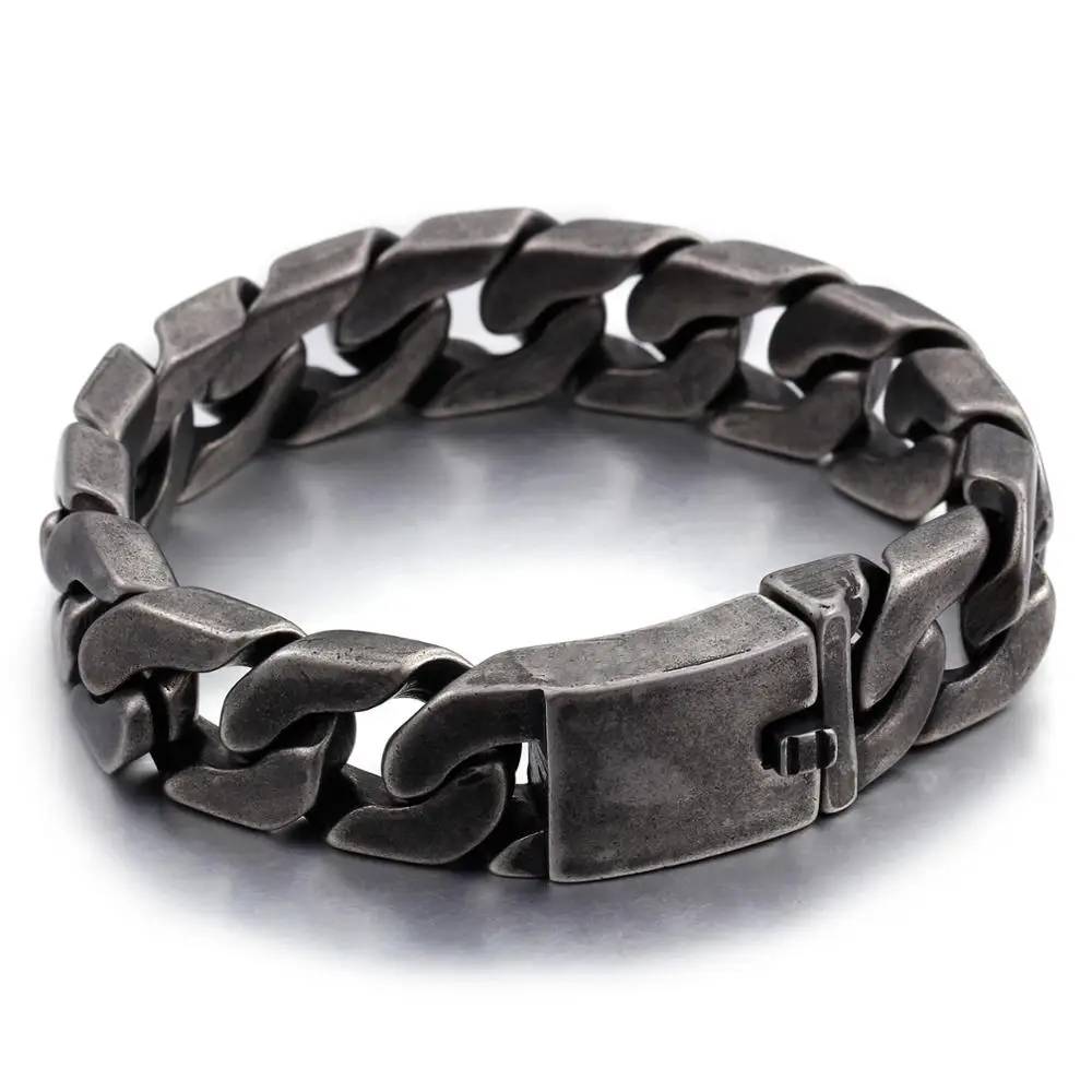 Popular Retro Stainless Steel Chain Wrist Bracelet Costume Jewelry For Men, Retro black
Popular Retro Stainless Steel Chain Wrist Bracelet Costume Jewelry For Men, Retro black