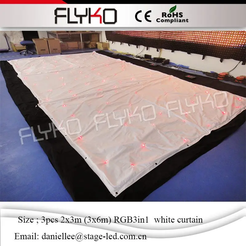 Free Shipping led dance floor led star curtain 3pcs 2x3m white cloth, Rgb 3 in 1 full color
Free Shipping led dance floor led star curtain 3pcs 2x3m white cloth, Rgb 3 in 1 full color