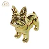Decorative Ceramic Electroplated Dog Statue chinese handicraft, dog ceramic statue, dog figurine