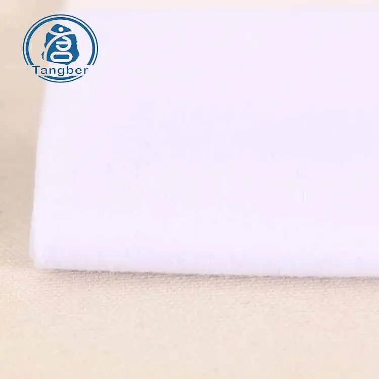 China Supplier Plain Dyed Knitting Poly Spun 95% Polyester 5% Spandex Jersey Fabric