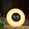 Preciser 7 Colors Digital Wake Up Light Table Sunrise Alarm Clock For Bedroom
