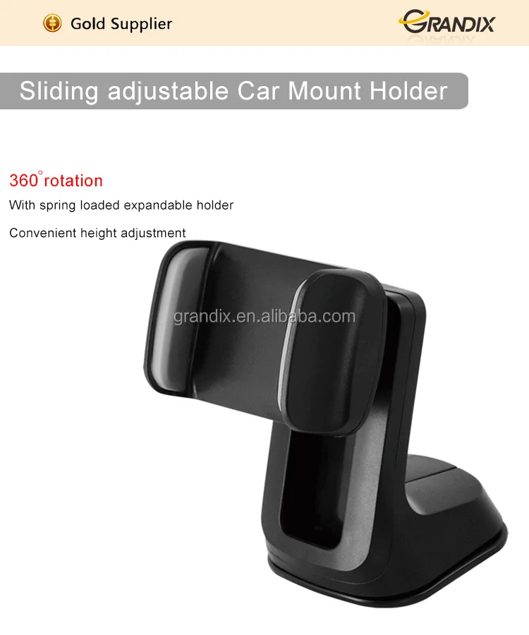 Rotating and adjustable cheap car smartphone holder