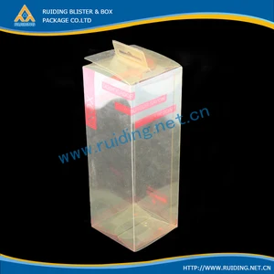 clear plastic gift wine glass packaging boxes