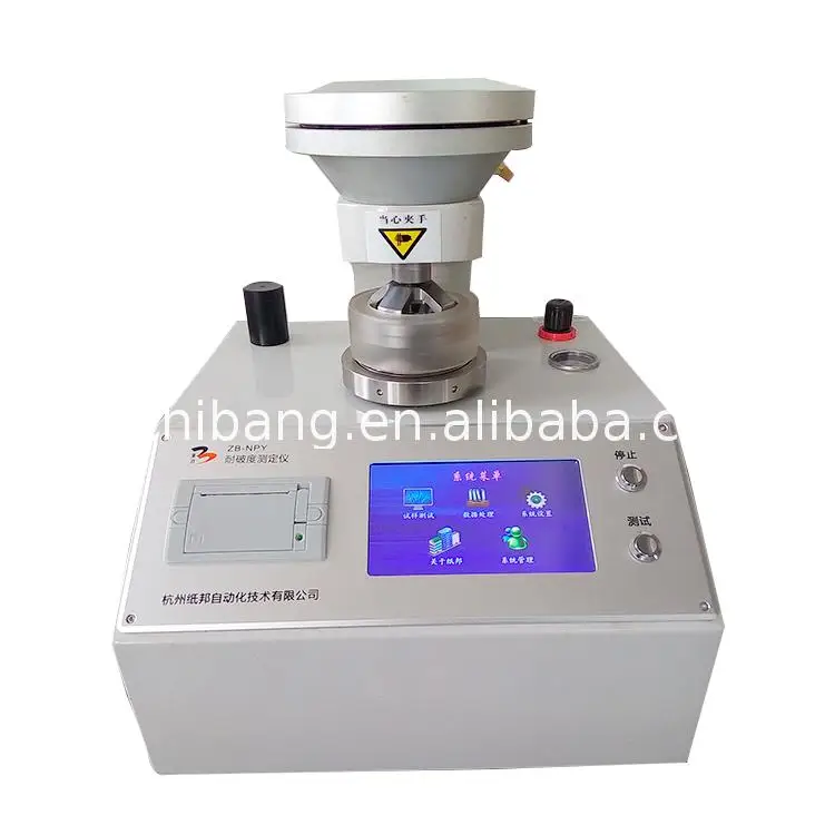 Best quality promotional lcd display bursting strength tester for paper