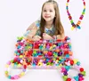 Assorted Plastic Bead Kit Accessories DIY Bracelet Toys Jewelry Making Kids Beads Set Creative Gifts for children