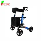 2018 hot sale lightweight Deluxe elderly forearm rollator walker