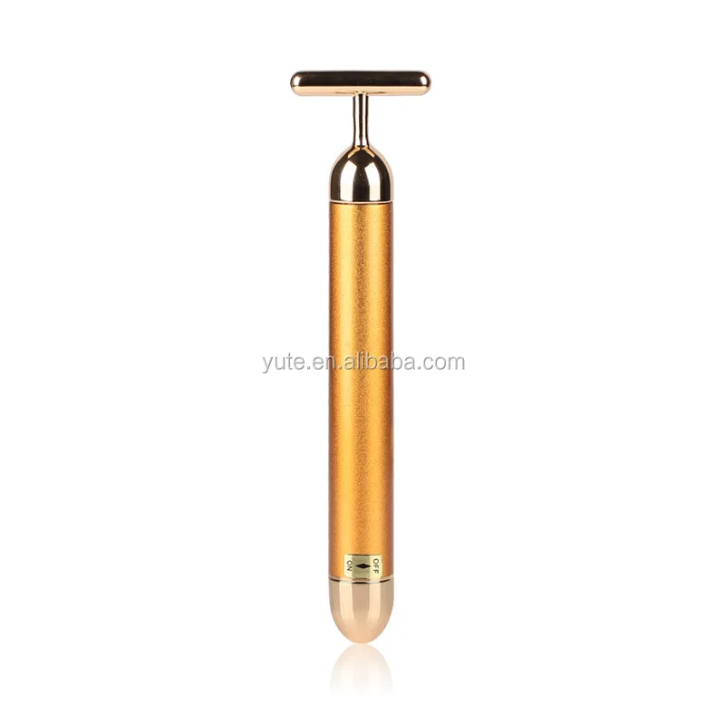 Custom Label Facial Massager Bar 24K Energy Beauty Bar GIft Box HIgh Quality Wholesale, Gold
Custom Label Facial Massager Bar 24K Energy Beauty Bar GIft Box HIgh Quality Wholesale, Gold