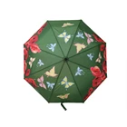 21 inch auto open and close telescopic shaft magic color changing umbrella with rubber coating handle