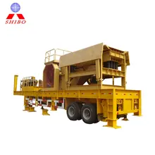 SHIBO factory price mobile rock impact india crusher for sale