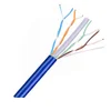 CAT6 23 AWG STP CABLE 8 Conductor Solid Bare Copper 550mHz PVC Jacket White 1000&#39; Feet
