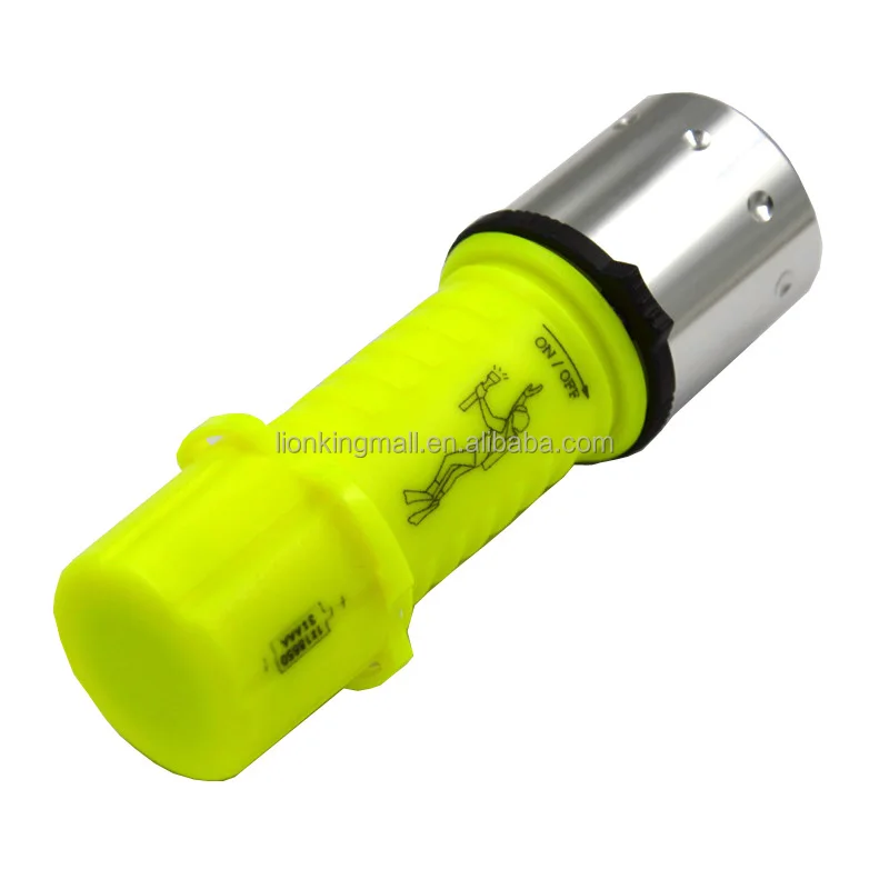 Alonefire DV02 XML T6 LED Yellow light Dive flashlight