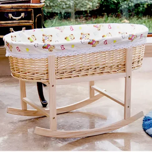 wicker cot